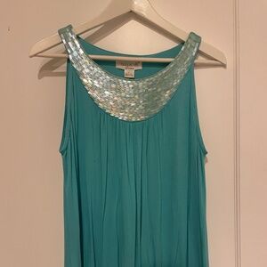Beautiful Jade beaded top!